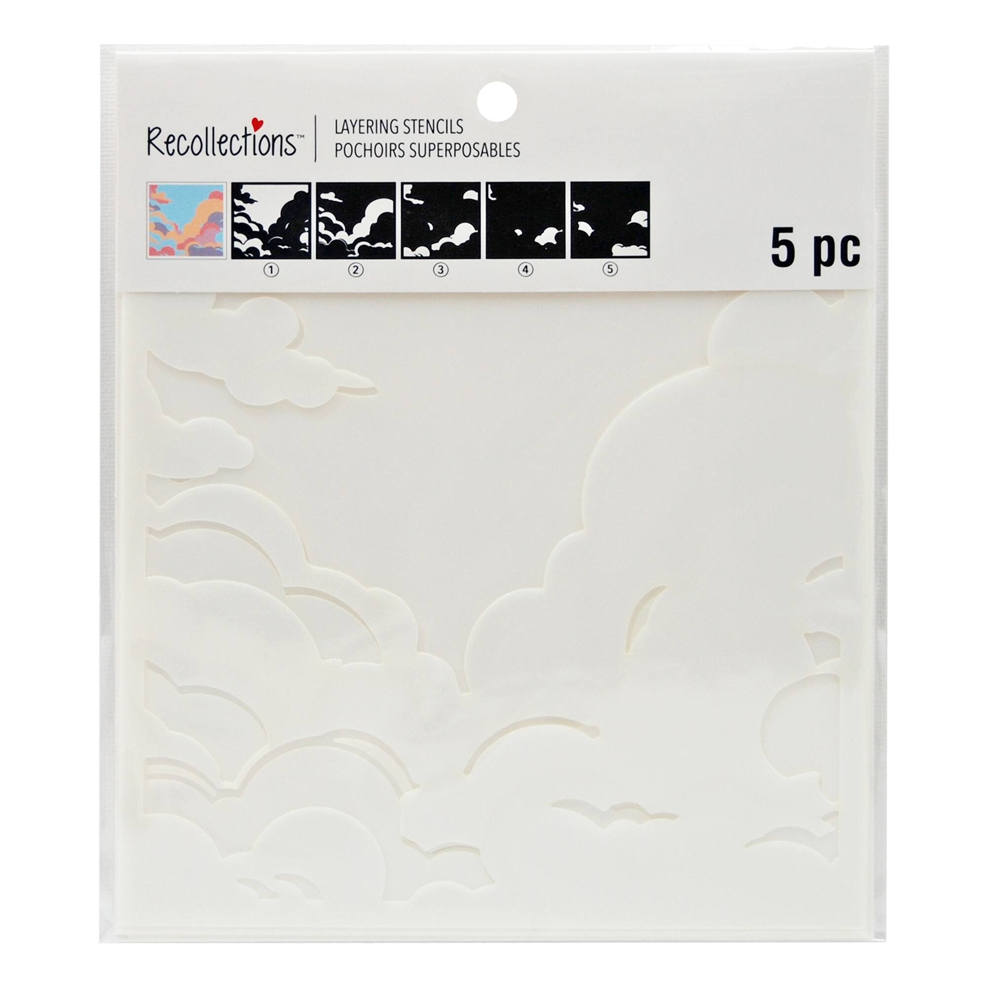 Clouds Layering Stencils by Recollections™